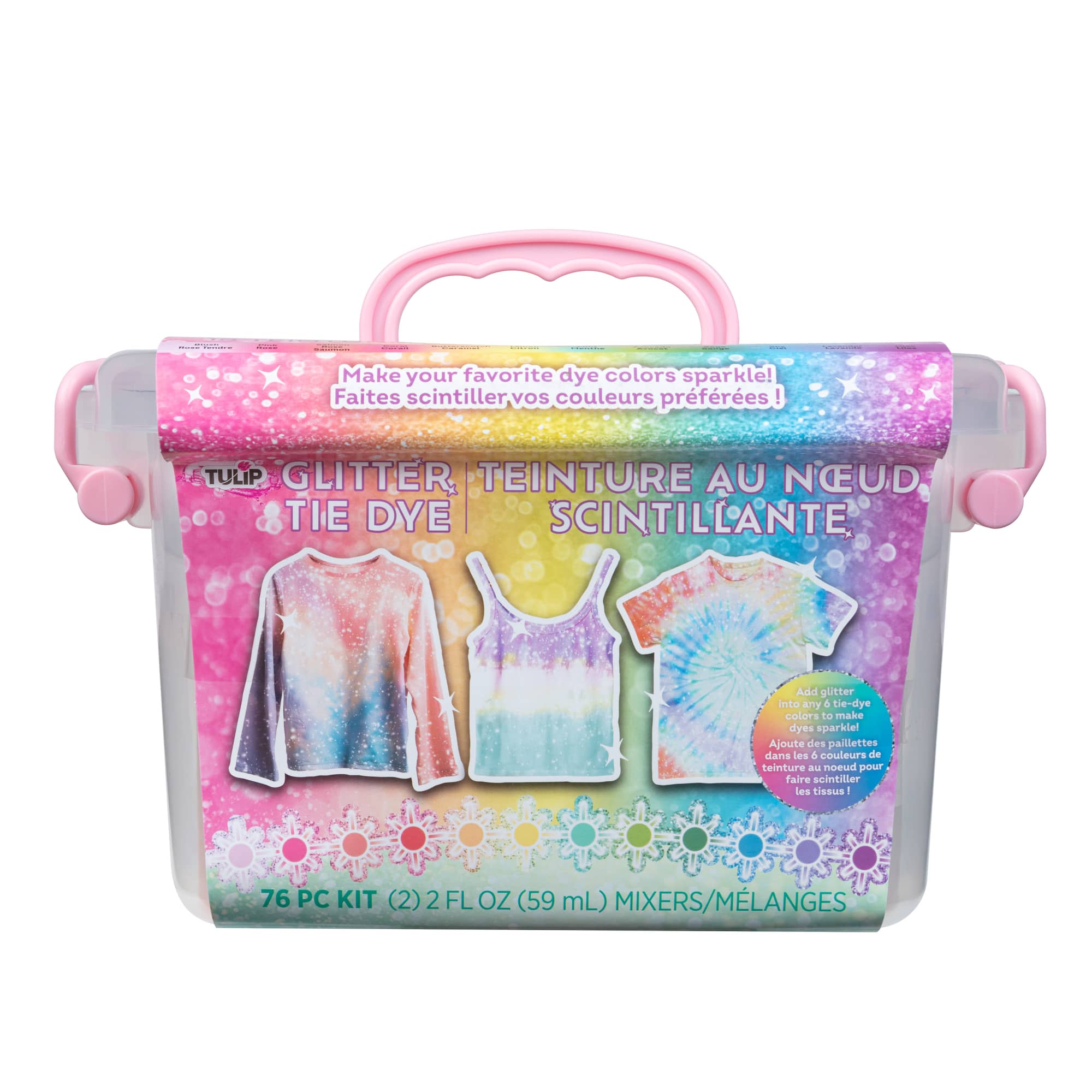 6 Pack: Tulip® 18 Color Glitter Tie Dye Kit